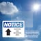 Signmission Shipping And Receiving Only (Up Arrow) Sign With Symbol, 5 in W x Rectangle, Vinyl Decal OS-2PACK-NS-D-35-L-18305 - alternate 2
